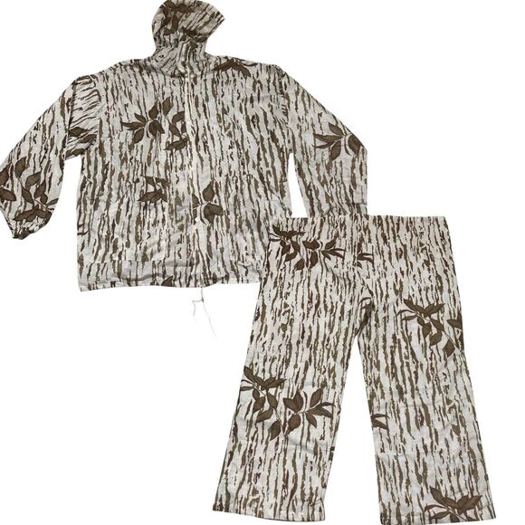 Cabela's Lightweight Cover-up Parka & Pants Hunting Snow Winter 2XL Camo USA - Picture 1 of 16